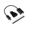 3 in 1 Raspberry Pi Zero Kit HDMI Adapter