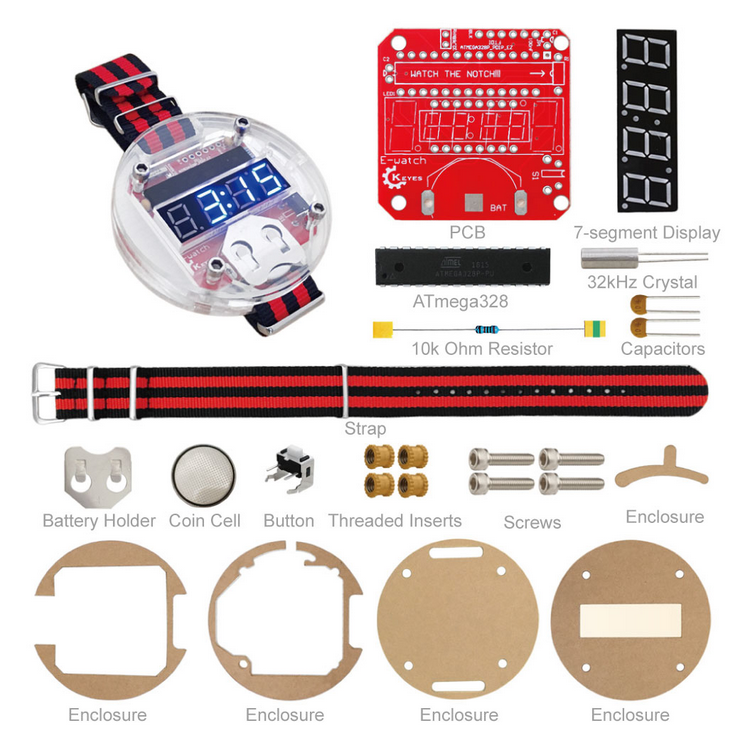 Development Watch Kit DIY Electronic watch kit – Kuongshun Electronic Shop