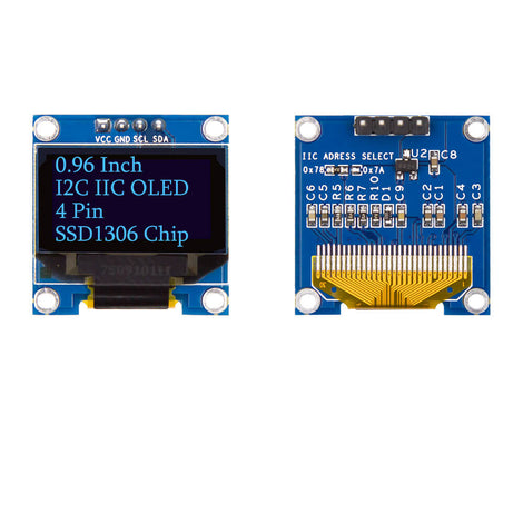 Blue I2C IIC OLED LCD Module